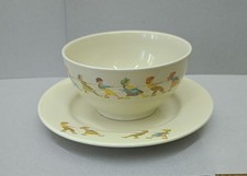 Mulino Bianco tazza con piatto tiro alla fune gioco Richard Ginori Vintage