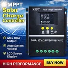 24V/48V Solar Panel Battery Regulator Charge Controller 100A MPPT Auto Tracking