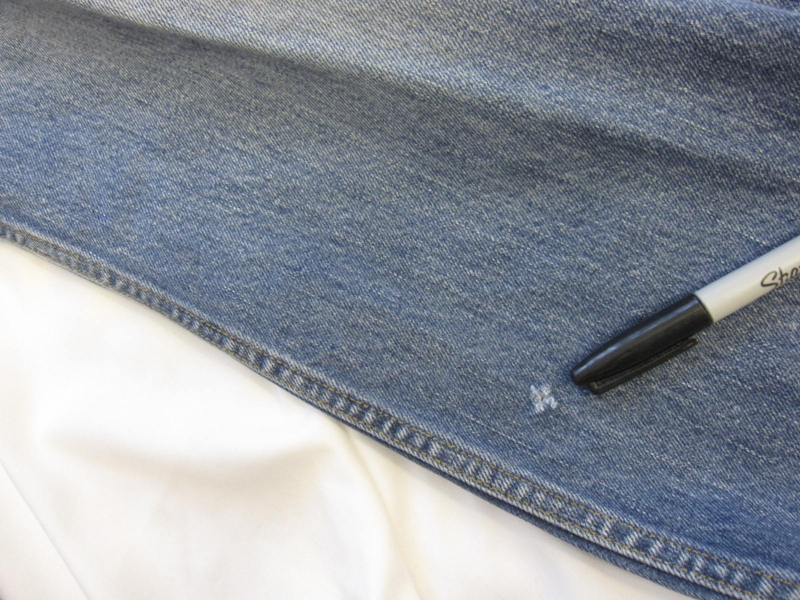 Y2K Distress Polo Jean Ralph Lauren Button Fly Button Denim Men Sz 36x32 (MP481) thumbnail 7