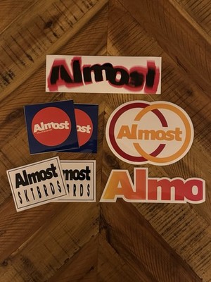 Almost Skateboards Sticker Lot