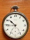 Vintage Zenith Gran Prix 1900 pocket SWISS 1900 Silver 800- repairs needed - 304