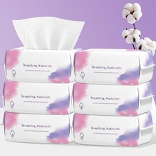 Disposable Towel 600 Count, Soft Cotton Towels, Dry Cloths Towelettes for Was...