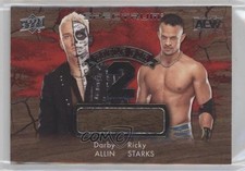 2021 Upper Deck AEW Spectrum Table for 2 Relics Darby Allin Ricky Starks 09q5
