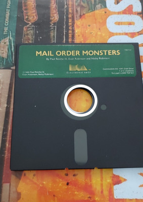 Mail Order Monsters (EA 1987) Commodore C 64 (Disk) works 8-bit classic C64