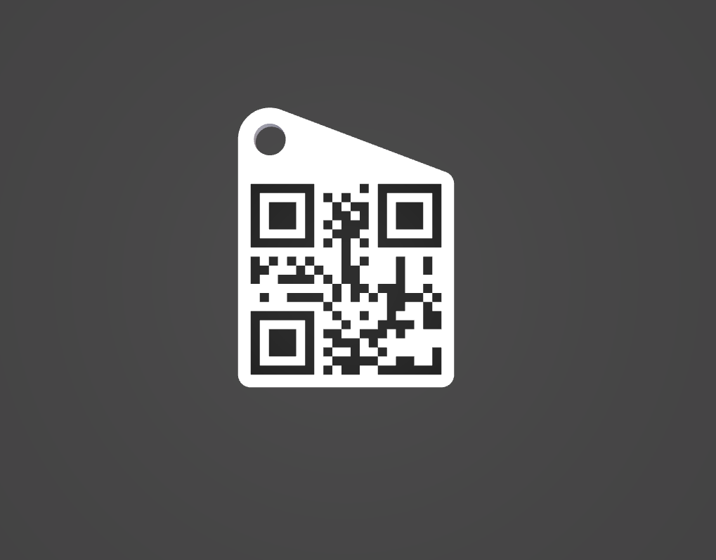 2 PACK - Custom QR Code/NFC Keychain - Linktree, LinkedIn, Business, etc.
