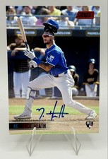 2021 Topps Stadium Club Nick Heath Autographs #SCBA-NH Red Foil /50 (RC) Royals