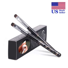 Vanfa French Brush for Nails, Clean up brush for Gel Nail Polish V12 (Pack of 2)