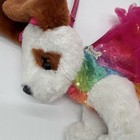 Poochie & Co Dog Plush Purse Small 6-14 in Multicolor Sequin Pink Tulle 1990 — photo 4