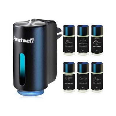 Featwell Car Air Freshener, Three Adjustable Modes Intelligent Car Aroma Diff...