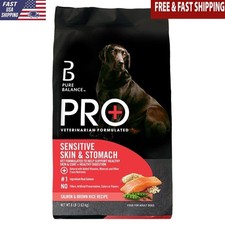 Sensitive Skin  Stomach Dog Food Pro Salmon Rice Recipe 8lb Dry Kibble New