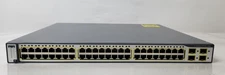 Cisco Catalyst 3750G 48 Port Gigabit Switch 4 Port SFP WS-C3750G-48TS-E