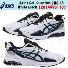 Asics Gel-Quantum 180 LS White Black 1201A993-101 Men's Size