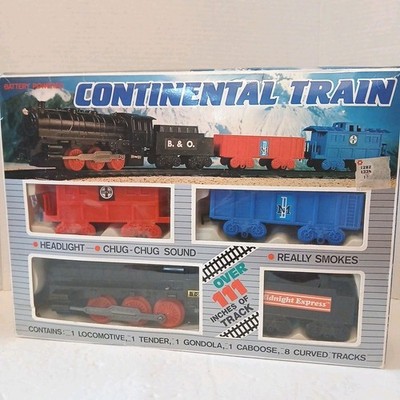 Vintage Kamco Continental Train Set 1979 Midnight Express Battery Powered NO1979