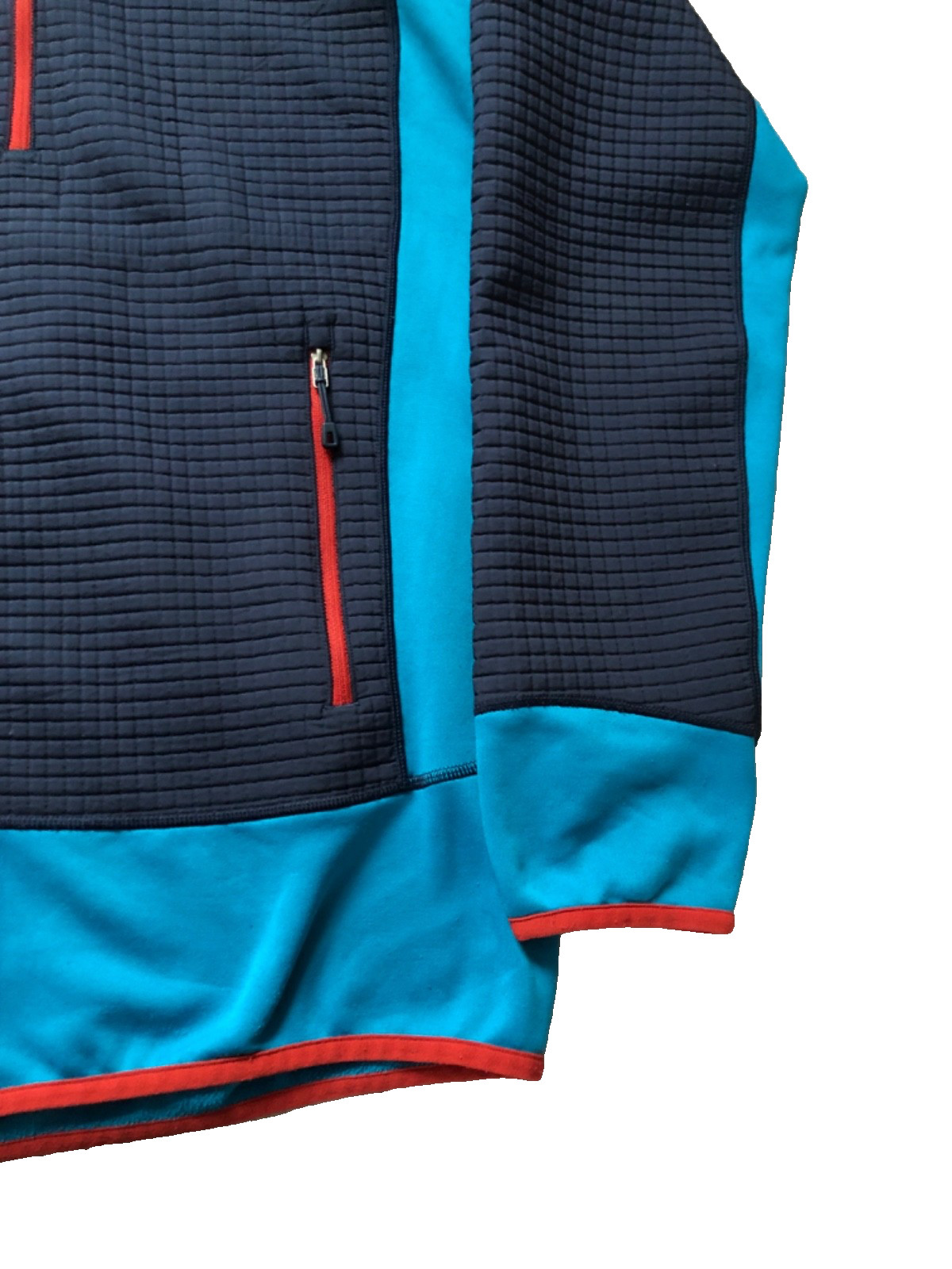 Patagonia Men's Dual Aspect Hoody Jacket Blue Size L Polartec Outdoor Gorpcore thumbnail 2