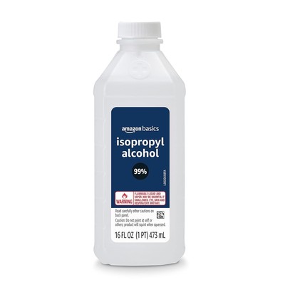 Amazon Basics 99% Isopropyl Alcohol First Aid For 16 Fl Oz (Pack of 1) 