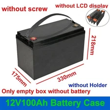 12V 100Ah Battery Case Holder for 32650 32700 Cells 12.8V LiFePO4 Empty Box Lot*