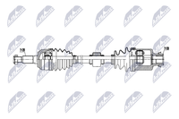 Antriebswelle NTY NPW-MZ-122 FüR Mazda GH Sport MZR Ghefp GH10F Ghefs Ghefw