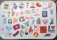 Lot of 70 Random Modern Vinyl Die-cut Stickers