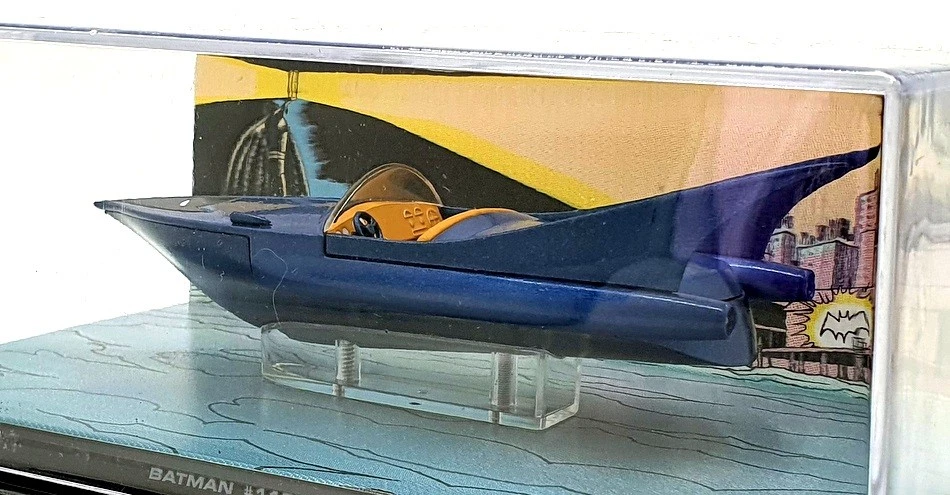 Eaglemoss Appx 12cm Long Diecast BAT065 - Batman #112 Boat - Blue - Image 3 of 4