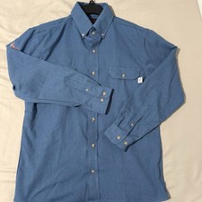 DRIFIRE FR Vented Work Shirt CAT 2 Arc Flash Flame Resistant Large Blue