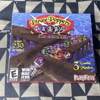 Play First Pirate Poppers PC CD ROM Software 2006 Over 230 Levels