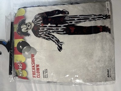 Spirit Freakshow Clown Adult X-Large Mens 44-46