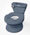 Ingenuity My Size Potty Pro GRAY Infant Potty Training Toilet, Flushing Sound