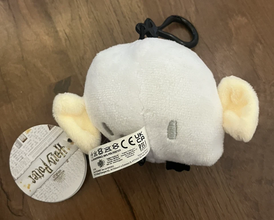 Harry Potter Small Hedwig Plush Soft Toy Keyclip 3" - BRAND NEW WITH TAG - Image 2 of 4