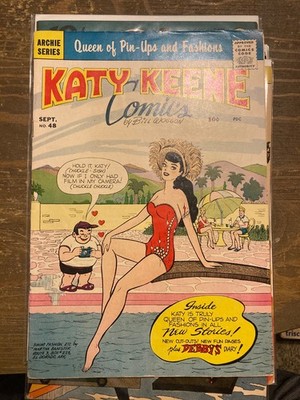 KATY KEENE #48 BILL WOGGIN Cover ARCHIE 1959 Mid-High Grade Pretty Copy!
