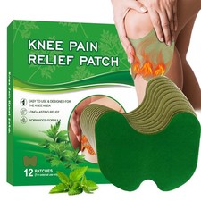60 Pieces Knee Pain Relief Patch Natural Herbal Heated Patch Joint Pain Relief