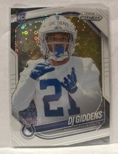 2025 Panini Prizm - Rookies DJ Giddens #383 White Disco Prizm (RC)