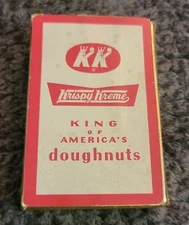 Vintage Krispy Kreme Playin Cards King Of America's Doughnuts Rememberance Cards