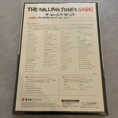 【限定ボックス日本盤5CD/1EP】ローリング・ストーンズ　GRRR! THE ROLLING STONES GRRR! JAPAN SUPER DELUXE EDITION 5CD 7