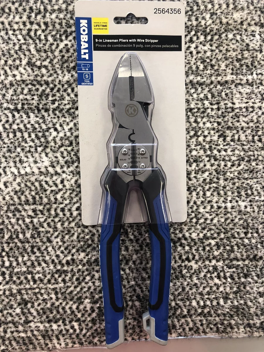 Kobalt 2564356 9 in Linesman Pliers with Wire Stripper eBay