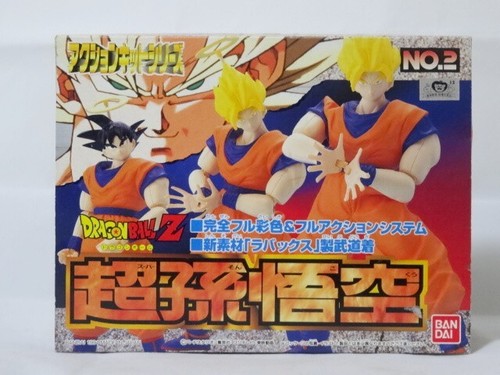 Dragon Ball Z Action Kit Series No.2 Super Saiyan Son Goku Figure 1994 Bandai - Picture 12 of 20