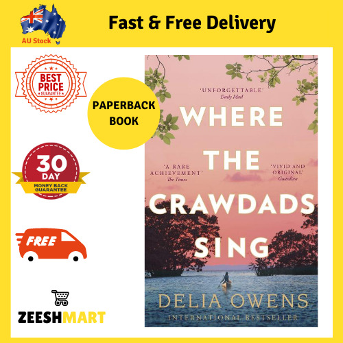 Where the Crawdads Sing By Delia Owens | Paperback Book | Brand NEW | Free Ship.