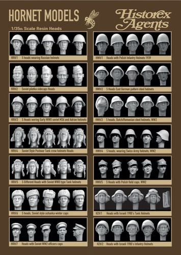 Hornet Heads - European faces with haircuts 1914 - HH/42 - Picture 14 of 15