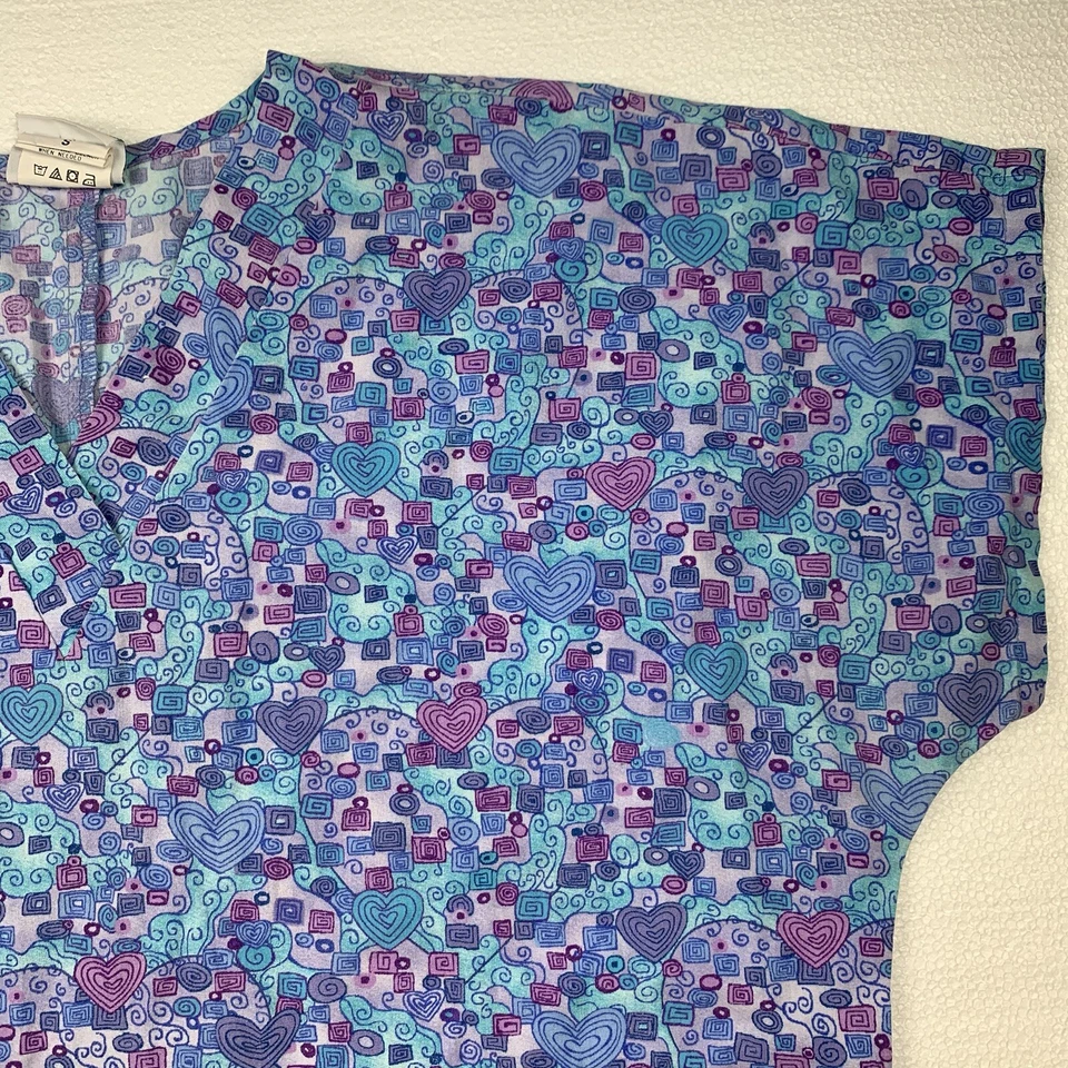 simply basic womens size small careerwear scrub top - Image 2 of 4