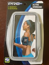 Pro Strength Active Armband Cell Phone Workout Adjustable Band Key Storage New