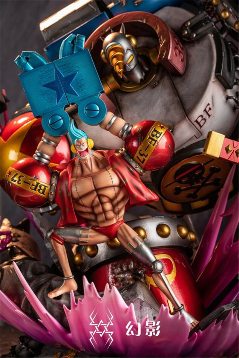 One piece Franky Statue Resin YU Studio Figurine Model Collection