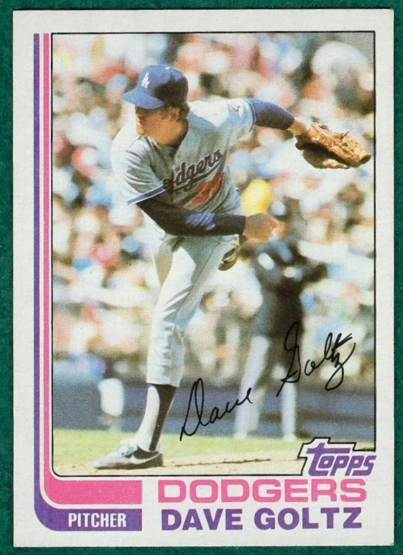 Dave Goltz trading card