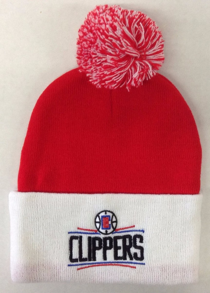 帽子 [0] LA CLIPPERS ADIDAS POM POM BEANIE NBA Los Angeles Clippers Adidas Cuffed Pom Knit Hat Cap