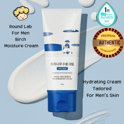 ROUND LAB FOR MEN Birch Juice Moisture Cream Hydration Pore Care 70 ml