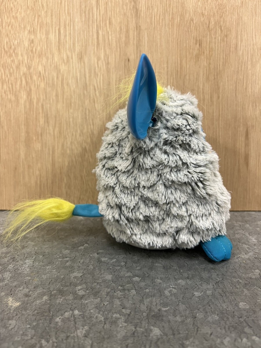 2012 Hasbro Furby Boom Grey & Teal Blue Interactive Toy TESTED