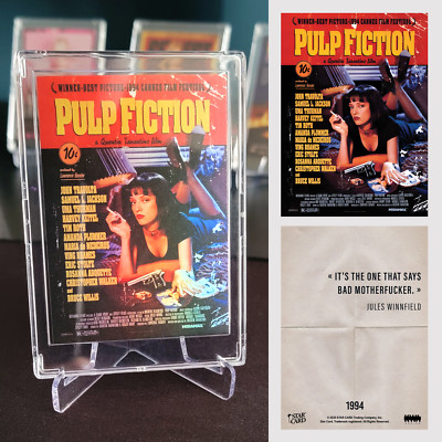 Pulp Fiction - Star Card TCC - 1994 Quentin Tarantino - Rare Glassy