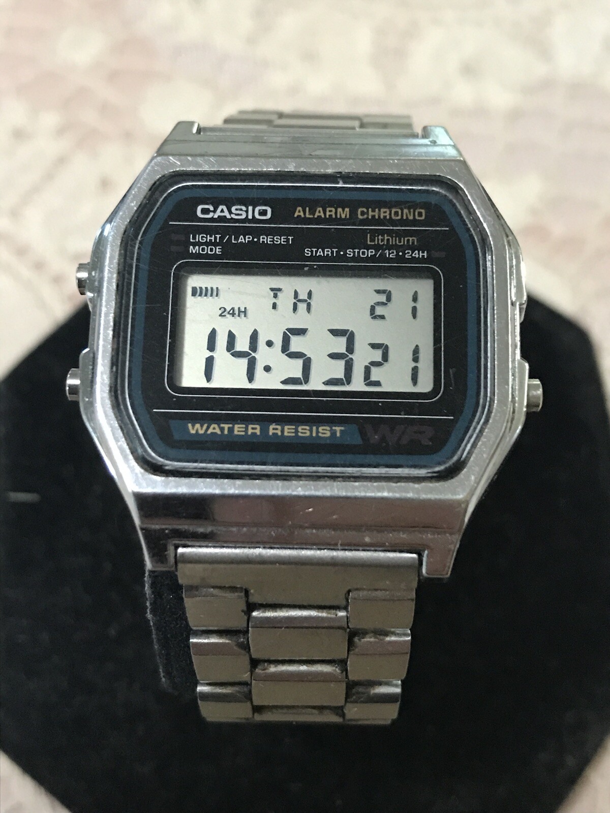 casio alarm chrono wr lithium price