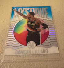 2020-21 Panini Illusions Damian Lillard Mystique Sapphire #5 Trail Blazers