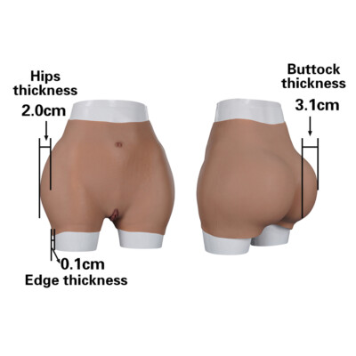 Culotte/pantalon Rehausseur De Hanches En Silicone - Faux Vagin 3D, Style Camouflage, Taille Unique Unisexe