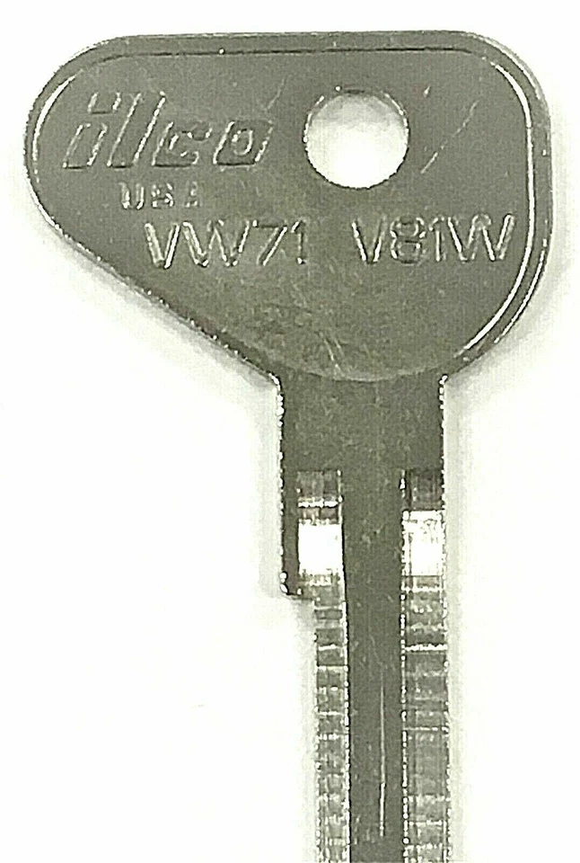 1 1972 Volkswagen VW Super Beetle кабриолет автомобиля VW71 V81W ключ пустой - Изображение 2 из 4