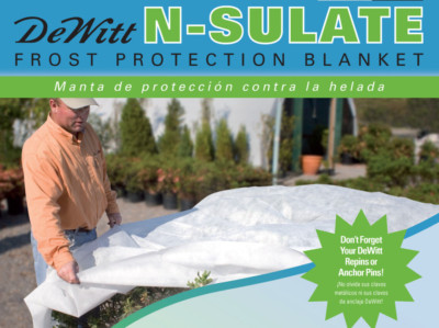 DeWitt N-Sulate Frost Protection Blanket 12 FT. X 250 FT. 1.5 oz Freeze Cloth 